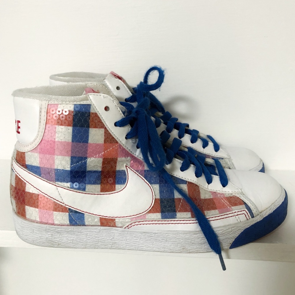 NIKE Blazer Plaid w/ Sequins